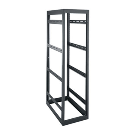 Middle Atlantic MRK-4436LRD 44SP Gangable Rack With 36" Depth W/O Rear Door