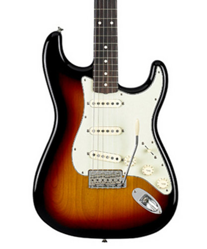 Fender Classic Series '60s Strat 3-Color Sunburst '60s Stratocaster Guitar, Classic Series STRAT-60S-RW-3TS
