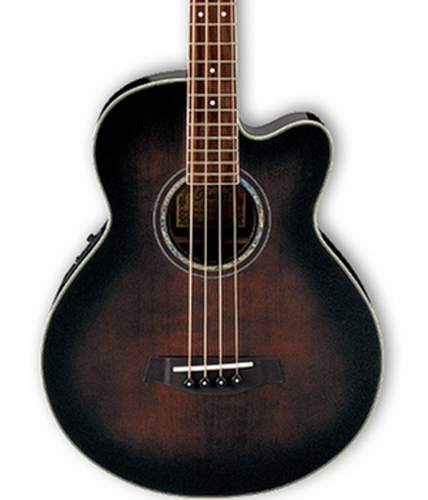 Ibanez AEB10EDVS Dark Violin Sunburst Acoustic/Electric Bass with Fishman Sonicore Pickup AEB10EDVS