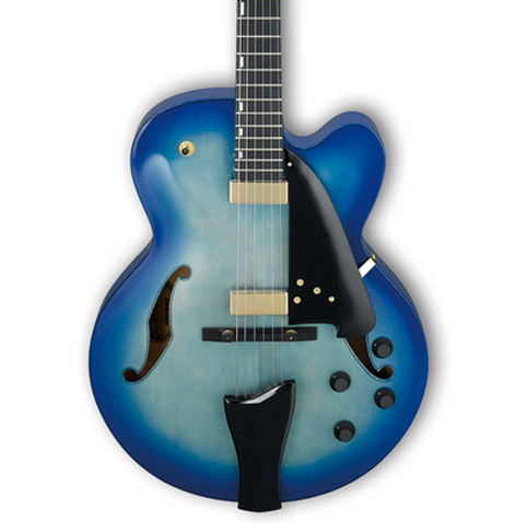 Ibanez AFC155 Electric Guitar with Case, Jet Blue Burst Finish AFC155JBB