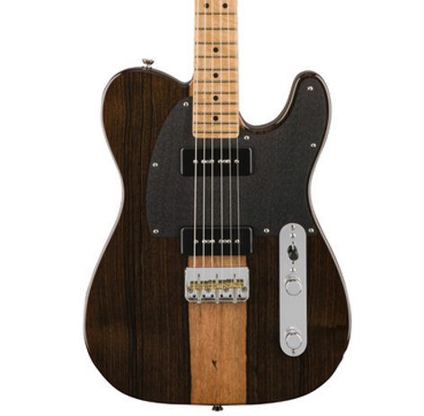 Fender 2017 Limited Edition Malaysian Blackwood Telecaster 90 Electric Guitar with JP-90 Single-Coil Pickups TELE-BLKWOOD90-LTD