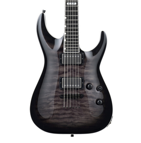 ESP Guitars E-II Horizon NT-II Electric Guitar, See-Thru Black Sunburst EIIHORNTIISTBLKSB