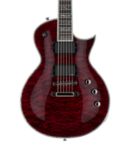 ESP Guitars LTD EC-1000 Electric Guitar, See-Thru Black Cherry LEC1000STBC