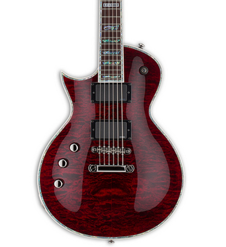 ESP Guitars LTD EC-1000 LH Left-Handed Electric Guitar, See-Thru Black Cherry LEC1000STBCLH