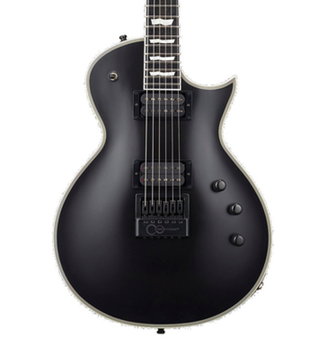ESP Guitars E-II Eclipse EverTune Electric Guitar, Black Satin EIIECETBLKS