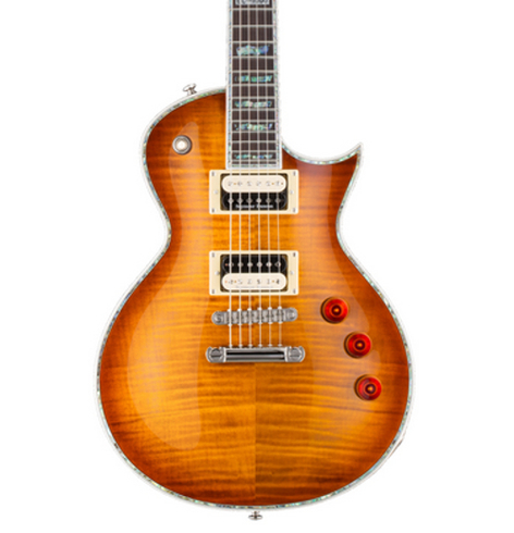 ESP Guitars LTD EC-1000 Electric Guitar, Amber Sunburst LEC1000ASB