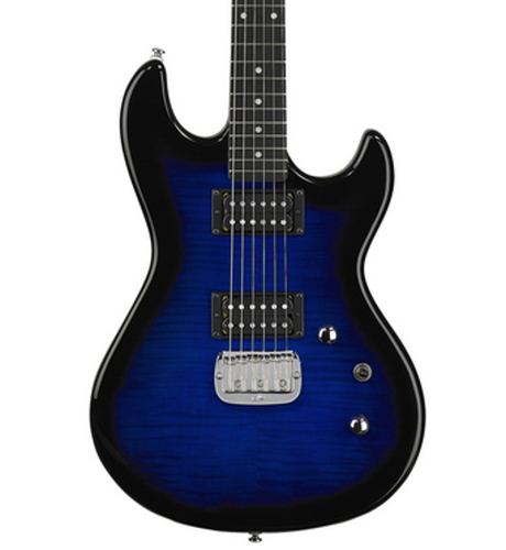 G&L Guitars Superhawk Deluxe Jerry Cantrell Blue Burst Tribute Series Signature Electric Guitar SUPERHAWK-DLX