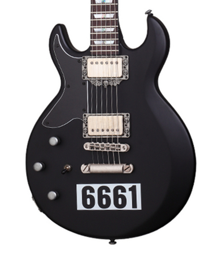 Schecter Z-VENGEANCE-LH-ANSBB Zacky Vengeance 6661 LH Left-Handed Electric Guitar With Black Burst Finish