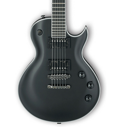 Ibanez ARZ6UCS Prestige Uppercut Electric Guitar with Case - Black Flat ARZ6UCSBKF