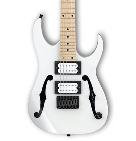 Ibanez PGMM31WH Paul Gilbert Signature 6-String MiKro Series Electric Guitar - White