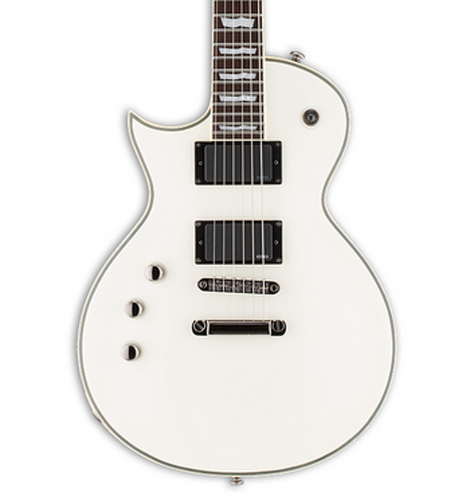 ESP Guitars EC-401 LH Left-Handed Electric Guitar, Olympic White LEC401OWLH