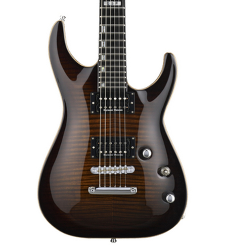 ESP Guitars E-II Horizon NT 6-String Electric Guitar, Dark Brown Sunburst EIIHORFMNTDBSB