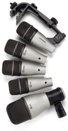 Samson 5Kit 5 Piece Drum Microphone Kit with Road Case 5KIT-SAMSON