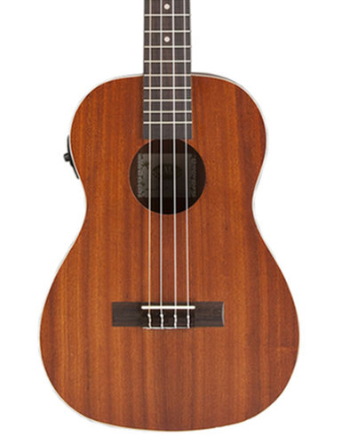 Kala Brand Music Co. KA-BE Mahogany Series Baritone Ukulele with Onboard EQ and Tuner KA-BE