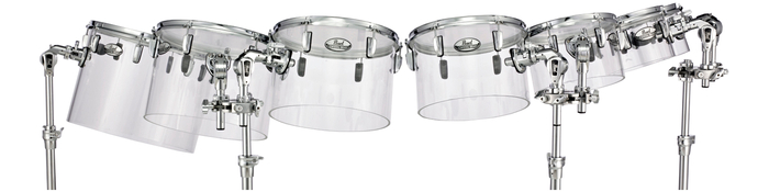 Pearl Drums CRB0655ST Crystal Beat Concert Tom With BT3