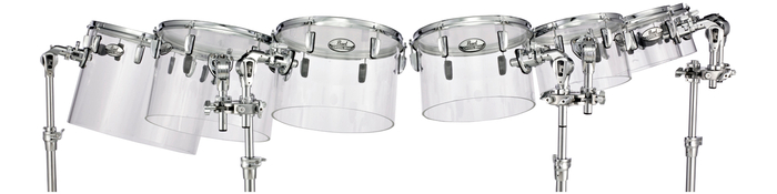 Pearl Drums CRB1208ST Crystal Beat Concert Tom With BT3