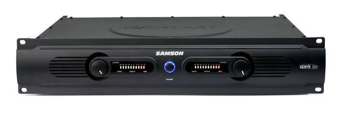 Samson Servo 300 Stereo Power Amplifier, 150 Watts Per Channel at 4 Ohms SERVO300