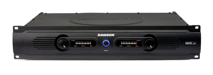 Samson Servo 600 Stereo Power Amplifier, 300W Per Channel