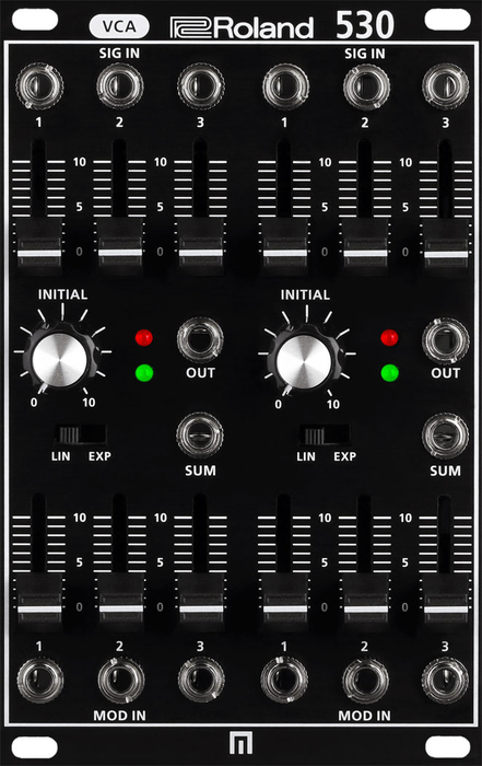 Roland System-500 530 Dual VCF Module 16HP Dual VCF EuroRack Module