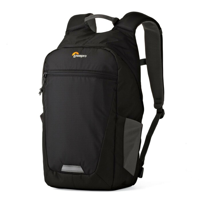 LowePro LP36955 Photo Hatchback BP 150 AW II 16-Liter Backpack For Mirrorless Or Compact DLSRs And Tablet, Black / Grey