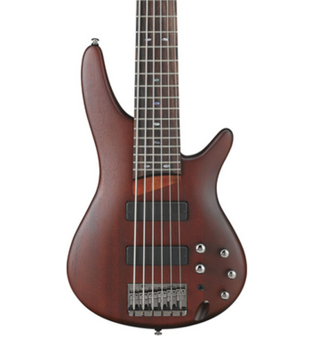 Ibanez SR506BM Brown Mahogany SR Series 6-String Electric Bass SR506BM