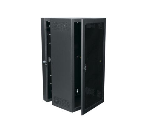 Middle Atlantic CWR-26-17PD 26SP Data Wall Cab With Plexi Front Door And 17" Depth