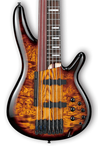 Ibanez SRAS7 SR Bass Workshop 7 String Electric Bass - Dragon Eye Burst SRAS7DEB