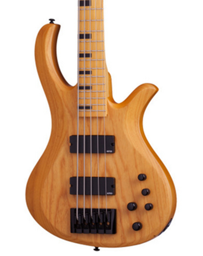 Schecter Guitars Riot-5 Session Aged Natural Satin 5-String Electric Bass RIOT-SESSION-5