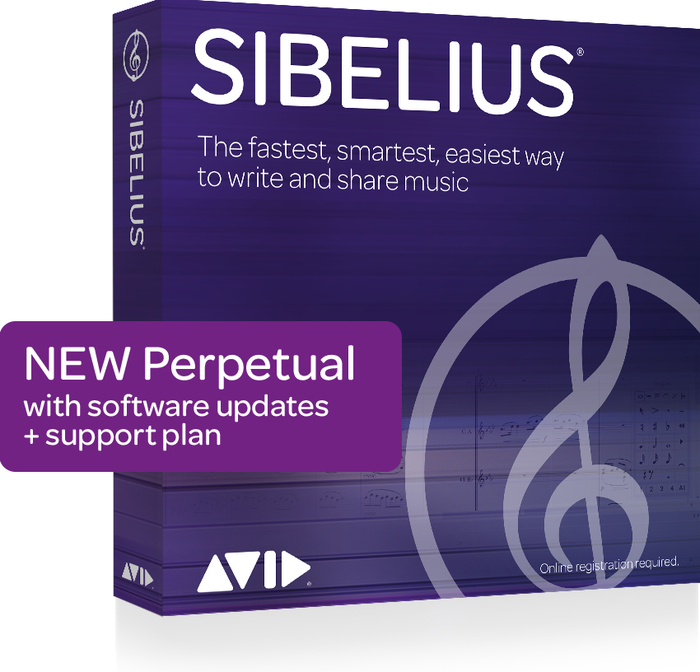Avid Sibelius Perpetual License Professional Notation Software
