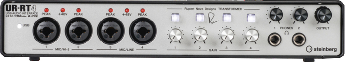 Steinberg UR-RT4 USB 2.0 Audio Interface with 4 Rupert Neve Transformers UR-RT4