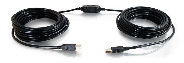Cables To Go 38989 USB A/B Active Cable Center Booster Format, 25 Ft