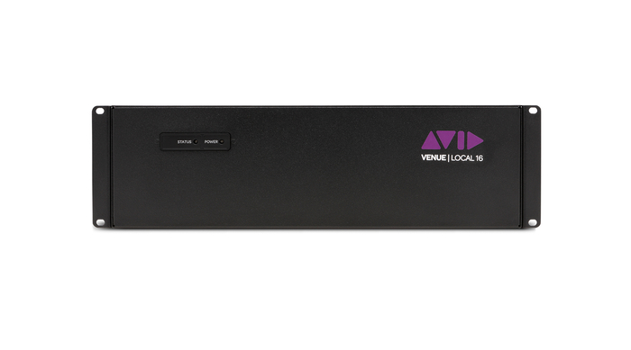 Avid VENUE Local 16 I/O Rack 5U Rack Mounted Chassis To Expand Local I/O Of Any S6L Console