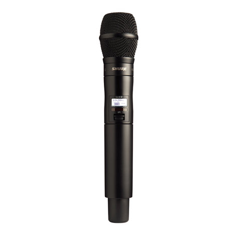 Shure ULXD2/KSM9HS-H50 Wireless Handheld Transmitter with KSM9HS/BK Microphone ULXD2/KSM9HS-H50