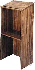 AmpliVox W280 One-Piece Full Height Stand-Up Wood Lectern without Sound System W280