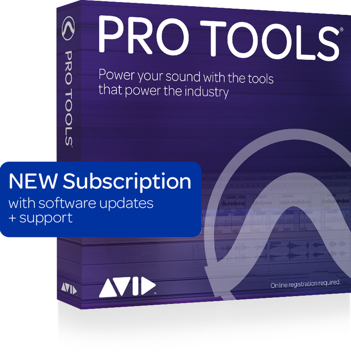 Avid Pro Tools 1-Year Subscription 12-Month Annual Subscription License, New