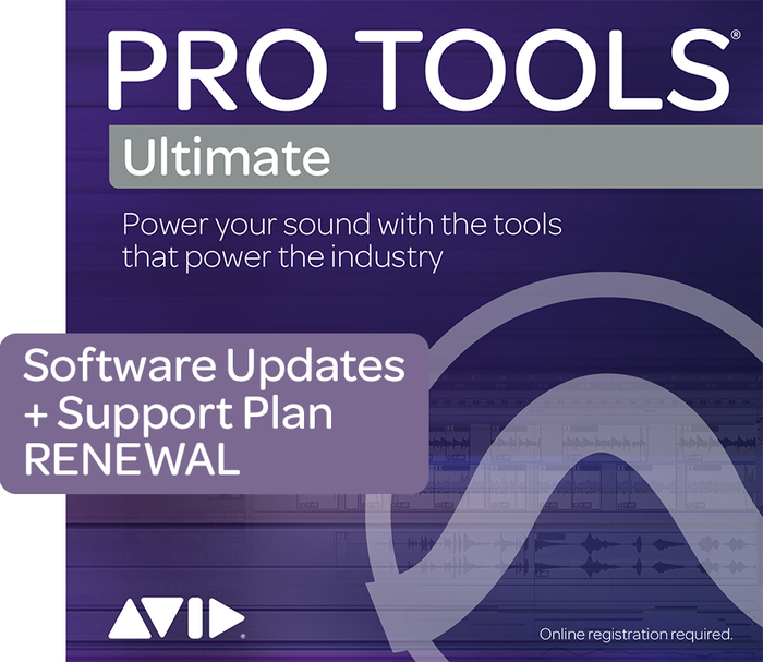 Avid Pro Tools Ultimate 1-Year Updates Plus Support Plan Renewal (Box 12-Month Upgrades Plus Support For Perpetual License, Renewal