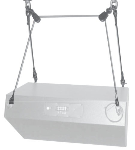 ATM/Adaptive Technologies TCK2-022 22" Double Pulley Tilt Kit, Black (Silver shown) TCK2-022