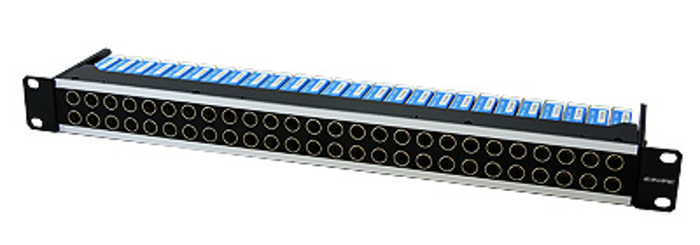 Canare 24DV-2U 75 Ohm Digital Video Patchbay, Normal Through, 24-Jacks