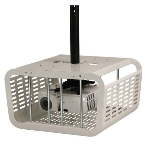 Peerless PE1120-W Projector Security Cage in White PE1120-W