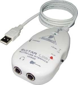 Behringer GUITAR LINK UCG102 Guitar/USB Interface with Modeling Amp and Effects Software UCG102-GUITAR-LINK