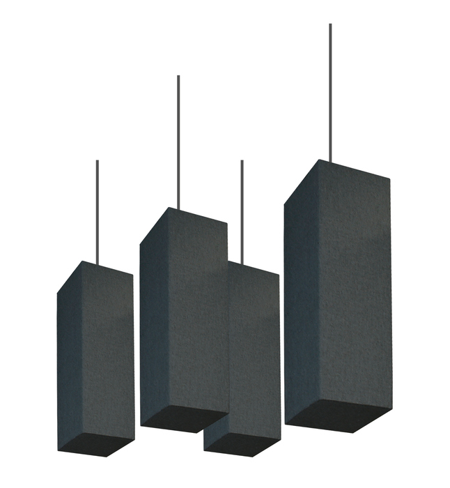 Primacoustic Shoji Square Acoustic Lantern Baffle, 24"H x 10"W, Quantity of 4 SHOJI