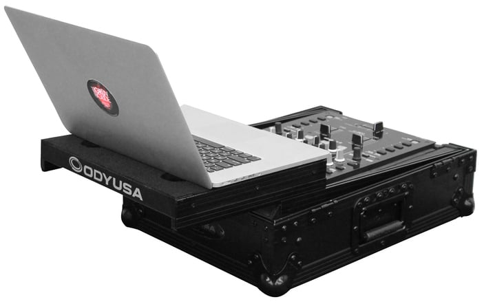 Odyssey FZGS10MX1BL Case For 10" DJ Mixer With Glide Platform, Black