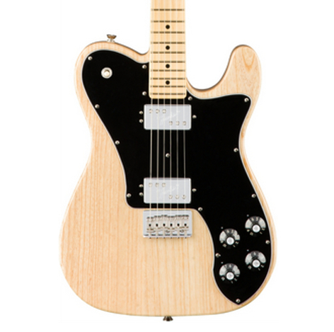Fender American Professional Telecaster Deluxe Shawbucker Electric Guitar Maple Fingerboard Natural Finish TELE-AM-PRO-DLX-MN