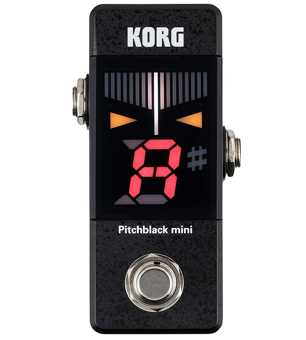 Korg Pitchblack Mini Pedal Tuner Compact Tuner Pedal With 3 Display Modes, Stabilizers And True Bypass