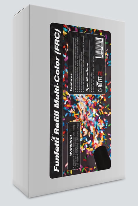 Chauvet DJ FRC Funfetti Shot Multi-Colored Non-Flammable Refill Paper