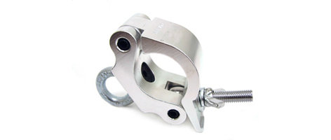 Global Truss Eye Clamp Heavy Duty Clamp With Welded Eyebolt For 2" Pipe, Max Load  440 Lbs