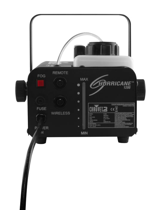 Chauvet DJ Hurricane 1200 Compact Water-Based Fog Machine With 18,000 Cfm Output