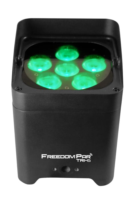 Chauvet DJ Freedom Par Tri-6 6x 3w RGB LED Battery Powered IP Rated Uplight