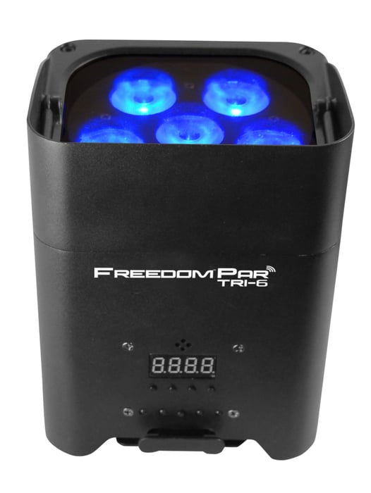 Chauvet DJ Freedom Par Tri-6 6x 3w RGB LED Battery Powered IP Rated Uplight