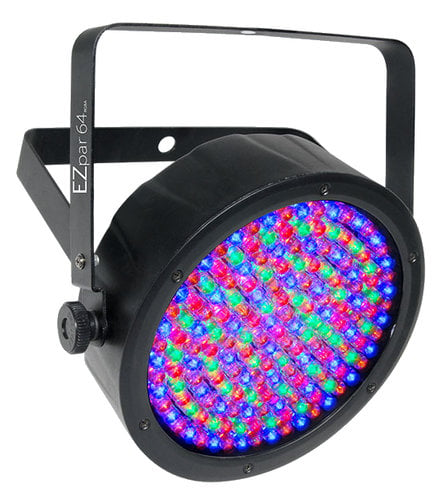 Chauvet DJ EZpar 64 RGBA 180x0.25W RGBA LED Battery Powered PAR Can In Black